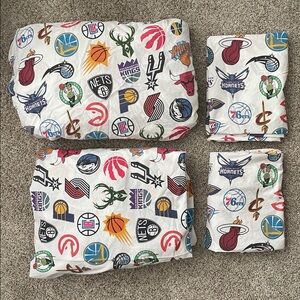 Pottery Barn NBA Logo Sheet Set